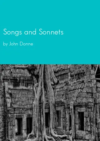 Songs and Sonnets by John Donne pdf Book