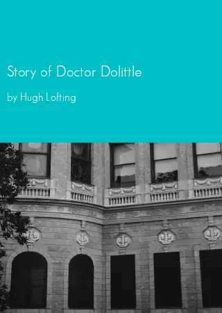 Story of Doctor Dolittle by Hugh Lofting pdf Book