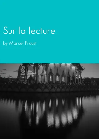 Sur la lecture by Marcel Proust pdf Book