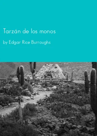 Tarzán de los monos by Edgar Rice Burroughs pdf Book