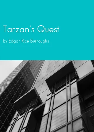 Tarzan's Quest by Edgar Rice Burroughs pdf Book