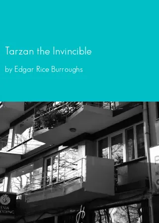 Tarzan the Invincible by Edgar Rice Burroughs pdf Book