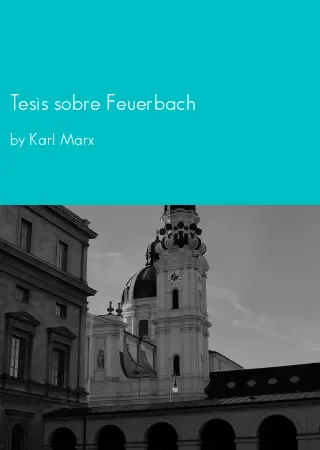 Tesis sobre Feuerbach by Karl Marx pdf Book