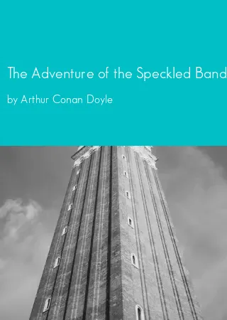 The Adventure of the Speckled Band by Arthur Conan Doyle pdf Book