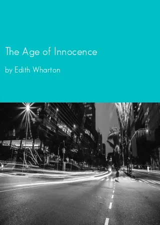 The Age of Innocence by Edith Wharton pdf Book