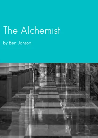 The Alchemist by Ben Jonson pdf Book