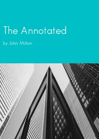 The Annotated by John Milton pdf Book