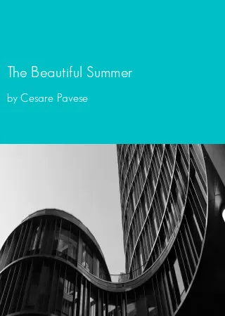 The Beautiful Summer by Cesare Pavese pdf Book