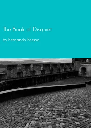 The Book of Disquiet by Fernando Pessoa pdf Book