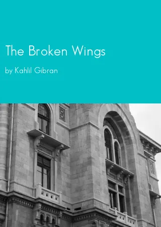 The Broken Wings by Kahlil Gibran pdf Book