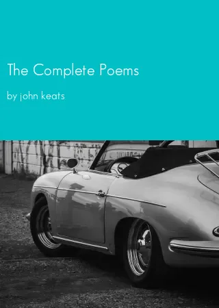 The Complete Poems by john keats pdf Book