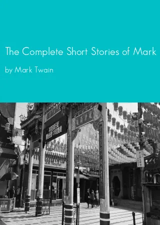 The Complete Short Stories of Mark Twain by Mark Twain pdf Book