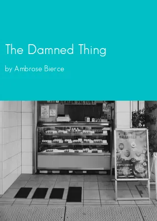 The Damned Thing by Ambrose Bierce pdf Book