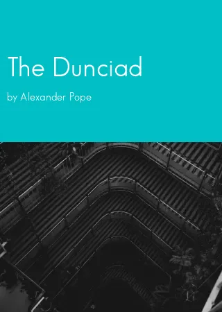 The Dunciad by Alexander Pope pdf Book