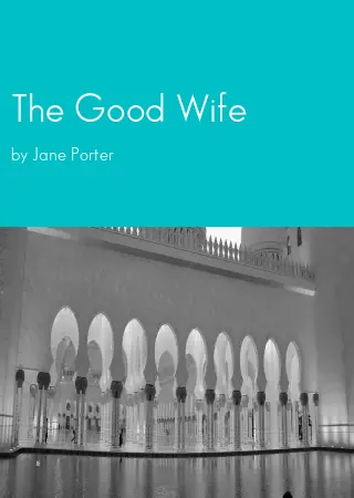 The Good Wife by Jane Porter pdf Book