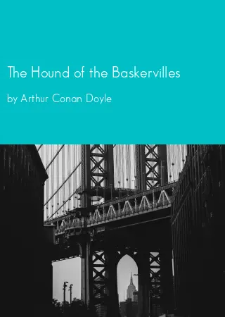 The Hound of the Baskervilles by Arthur Conan Doyle pdf Book