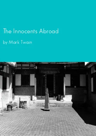 The Innocents Abroad by Mark Twain pdf Book