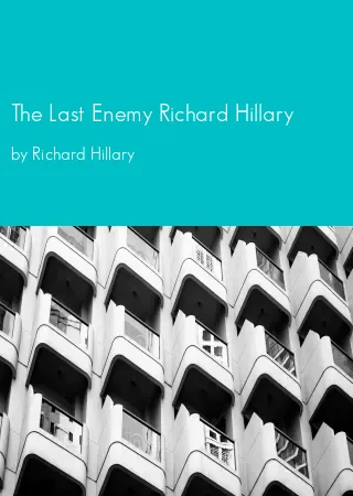 The Last Enemy Richard Hillary by Richard Hillary pdf Book