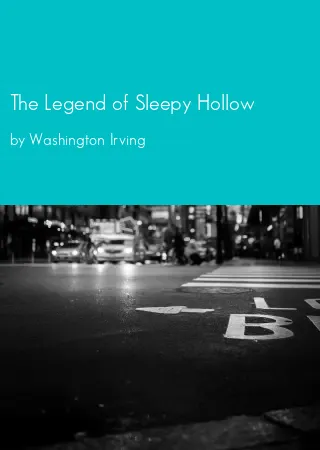 The Legend of Sleepy Hollow by Washington Irving pdf Book