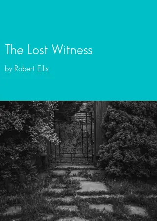 The Lost Witness by Robert Ellis pdf Book