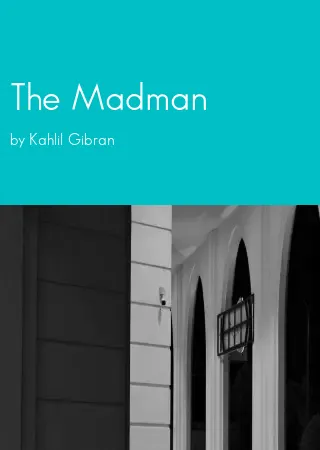 The Madman by Kahlil Gibran pdf Book