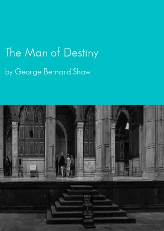 The Man of Destiny by George Bernard Shaw pdf Book