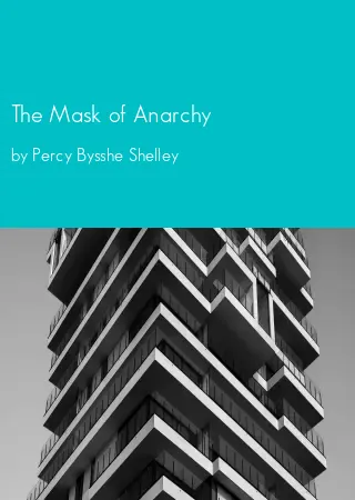 The Mask of Anarchy by Percy Bysshe Shelley pdf Book