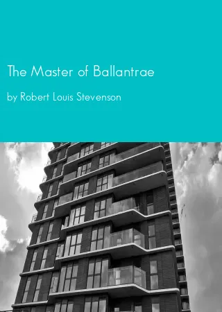 The Master of Ballantrae by Robert Louis Stevenson pdf Book