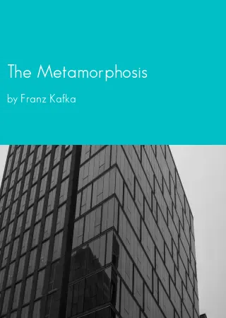 The Metamorphosis by Franz Kafka pdf Book