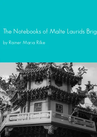 The Notebooks of Malte Laurids Brigge by Rainer Maria Rilke pdf Book