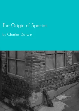 The Origin of Species by Charles Darwin pdf Book