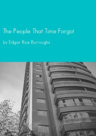 The People That Time Forgot by Edgar Rice Burroughs pdf Book