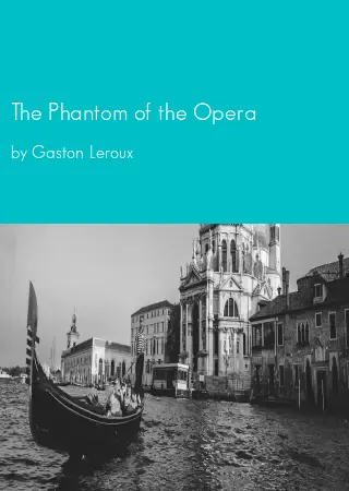 The Phantom of the Opera by Gaston Leroux pdf Book