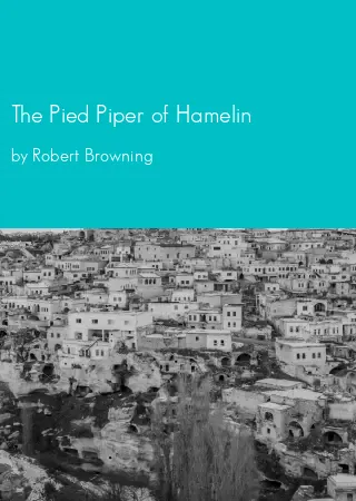 The Pied Piper of Hamelin by Robert Browning pdf Book