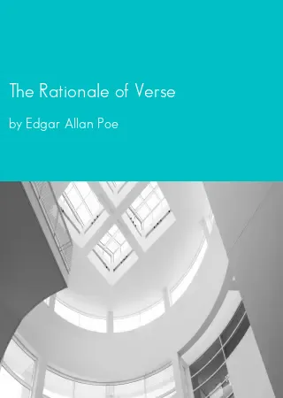 The Rationale of Verse by Edgar Allan Poe pdf Book