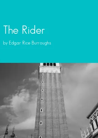 The Rider by Edgar Rice Burroughs pdf Book