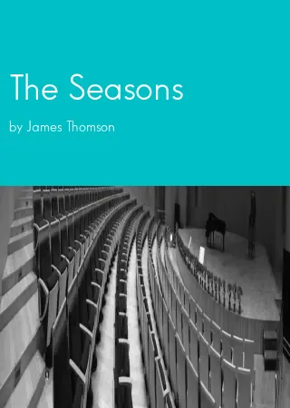 The Seasons by James Thomson pdf Book