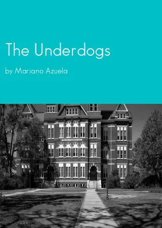 The Underdogs by Mariano Azuela pdf Book