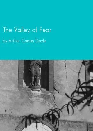 The Valley of Fear by Arthur Conan Doyle pdf Book