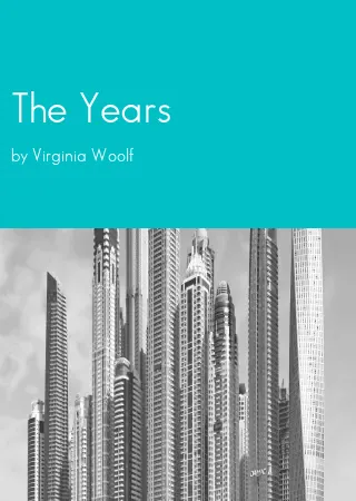 The Years by Virginia Woolf pdf Book