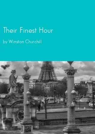 Their Finest Hour by Winston Churchill pdf Book