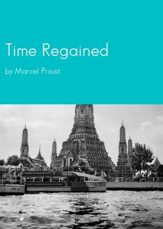 Time Regained by Marcel Proust pdf Book