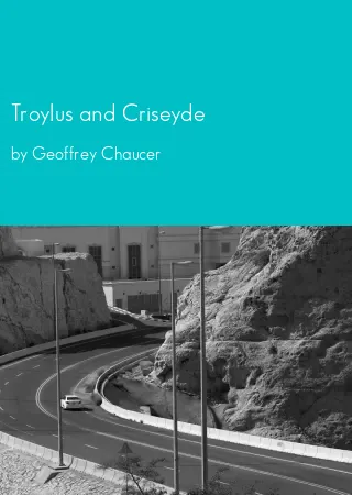 Troylus and Criseyde by Geoffrey Chaucer pdf Book