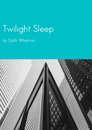 Twilight Sleep by Edith Wharton pdf Book