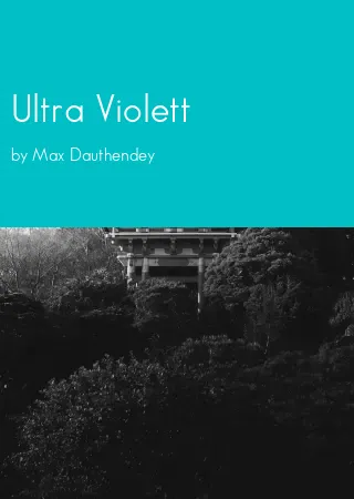 Ultra Violett by Max Dauthendey pdf Book