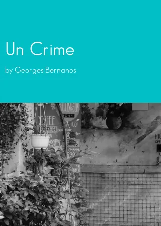 Un Crime by Georges Bernanos pdf Book