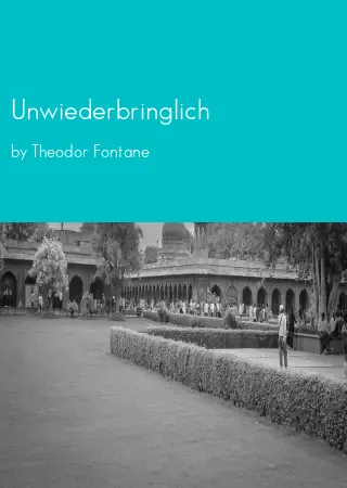 Unwiederbringlich by Theodor Fontane pdf Book