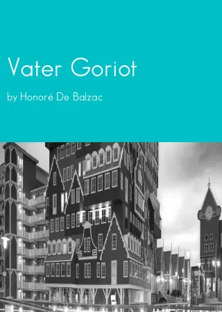 Vater Goriot by Honoré De Balzac pdf Book