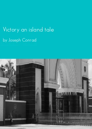 Victory an island tale by Joseph Conrad pdf Book