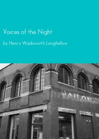 Voices of the Night by Henry Wadsworth Longfellow pdf Book